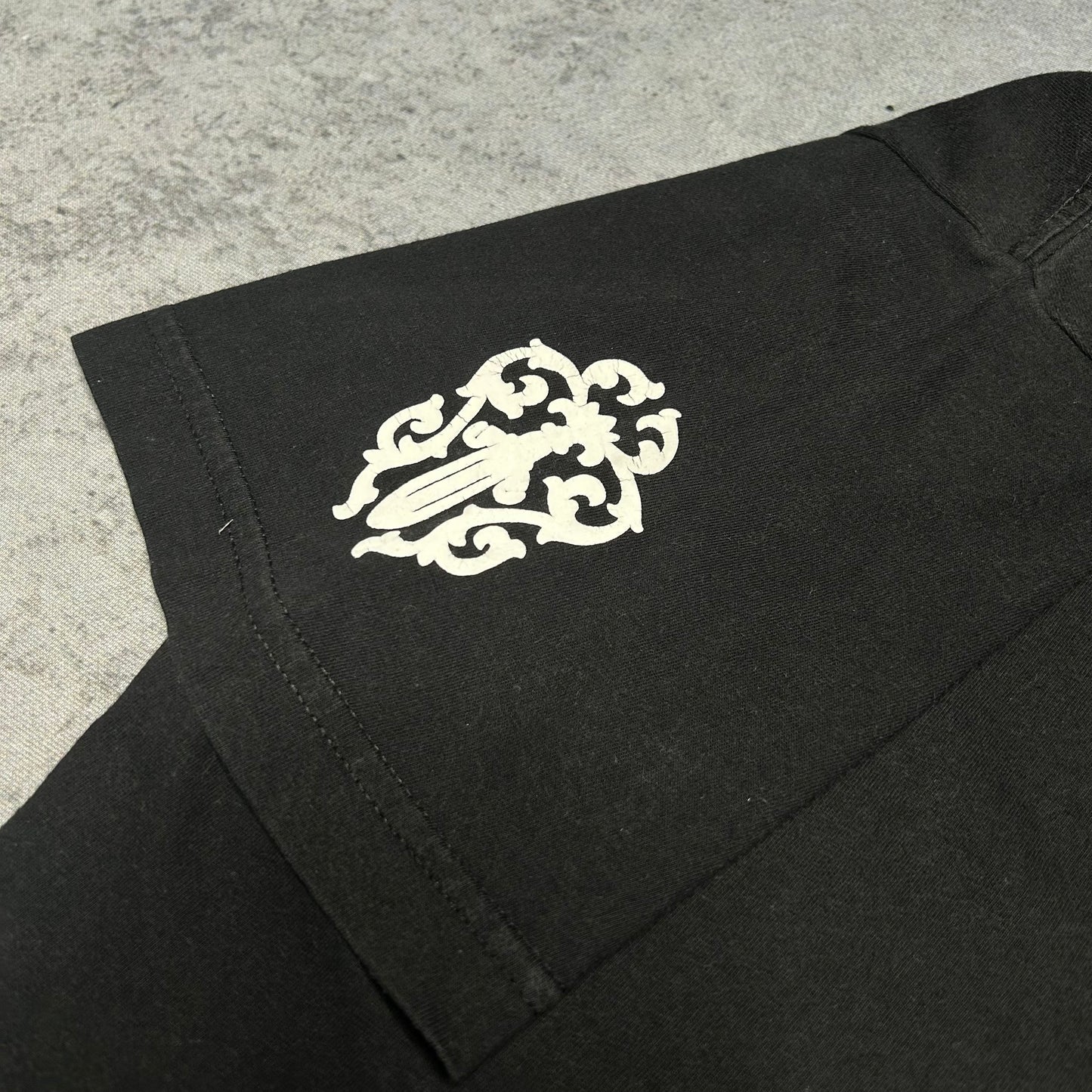 Chrome Hearts 2010s Archive Vertical Dagger Pocket Tee Black (M)