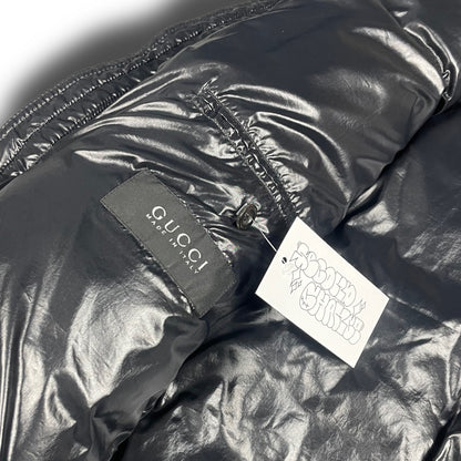 Gucci Shiny Puffer Jacket Vintage black