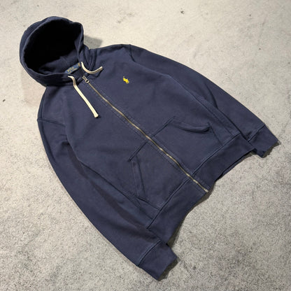 Polo Ralph Lauren Classic Pony Logo Zip Hoodie Navy Blue (M)