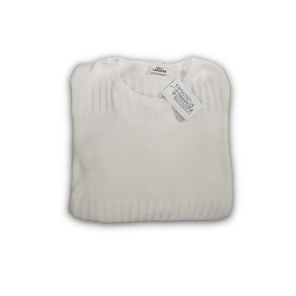 Lacoste Knit Crewneck Sweater Pattern 00s off-white (M)