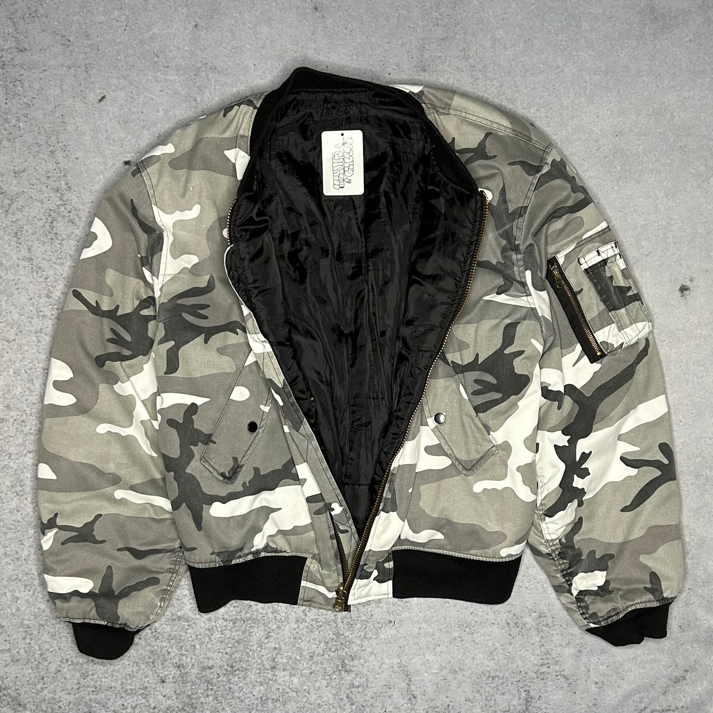 Vintage Classic MA-1 Bomber Jacket navy (XL)