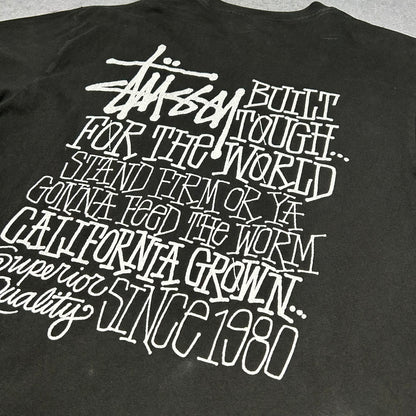 Stüssy California Grown Pigment Dyed T-Shirt Black (L fits XL)