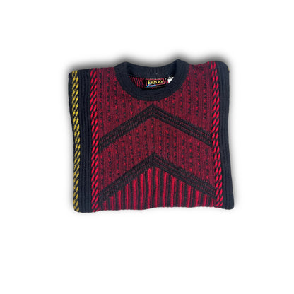 Enzio Emilio Knit Sweater Vintage Coogi Style