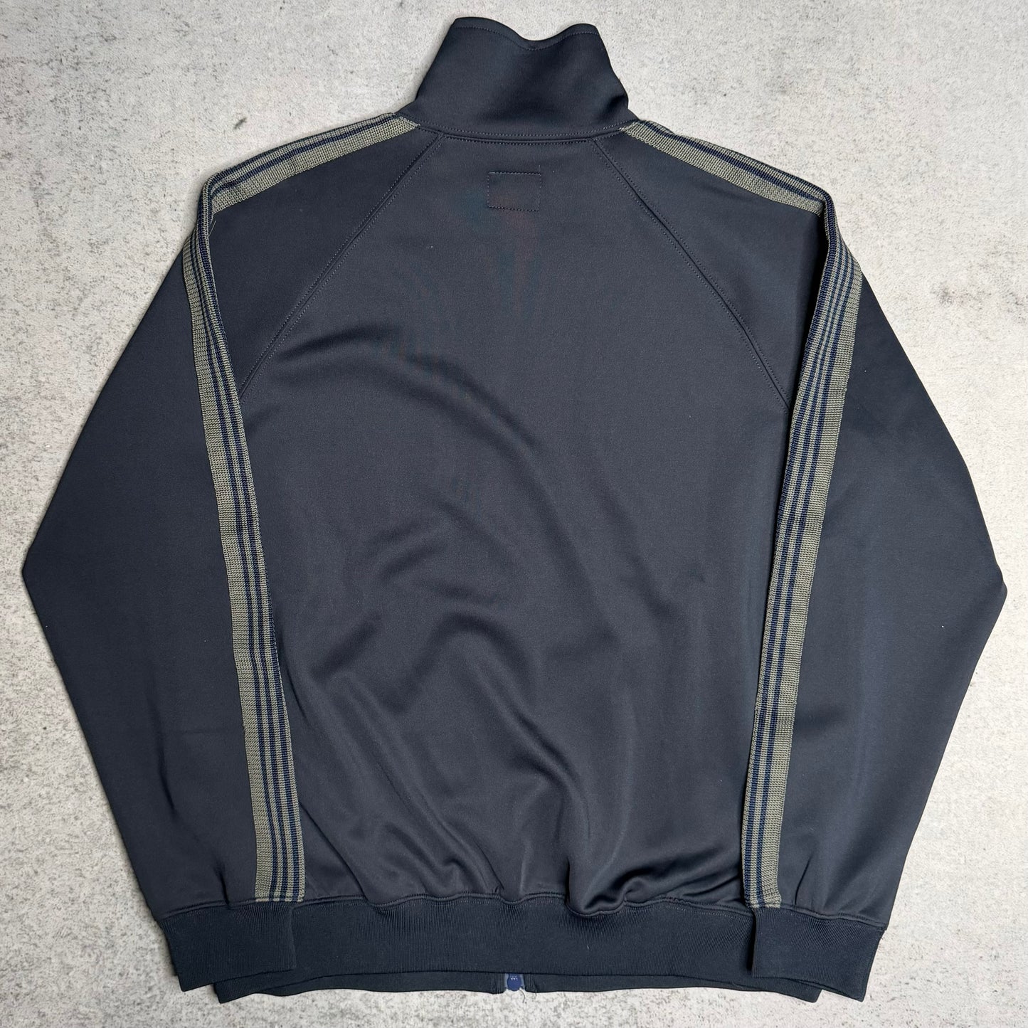 Needles Japan Poly Smooth Track Jacket Dark Blue Grey (XL)