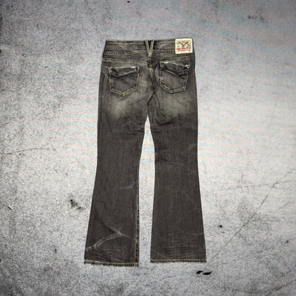 Hilfiger Vintage Womens Low Waist Bootcut Jeans grey (29/32)