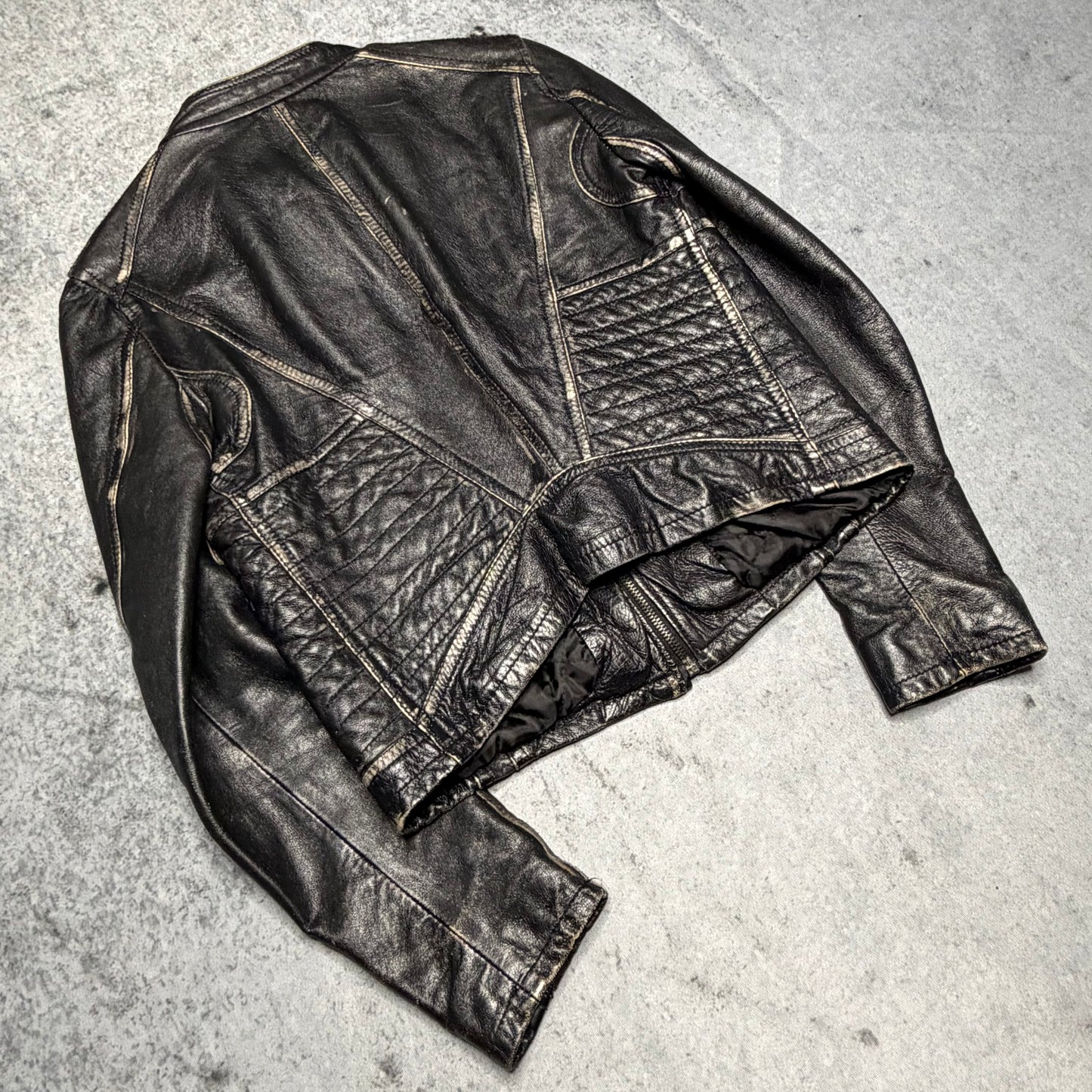 Sandro Ferrone Vintage Biker Leather Jacket (M/Wmns)