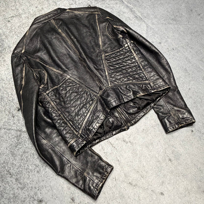 Sandro Ferrone Vintage Biker Leather Jacket (M/Wmns)