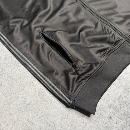 Needles Japan Poly Smooth Track Jacket Black Grey (XL)