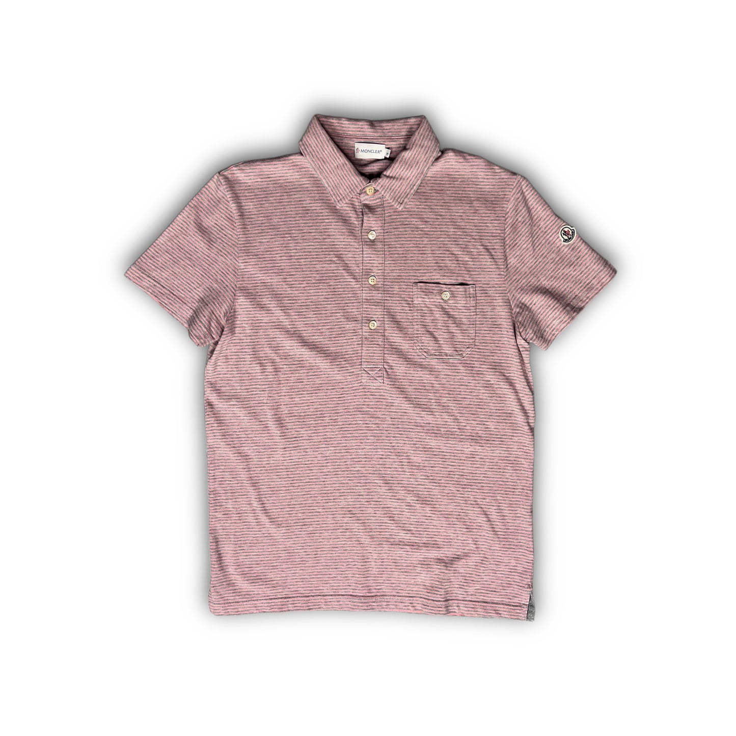 Moncler Polo Shirt grey rosé