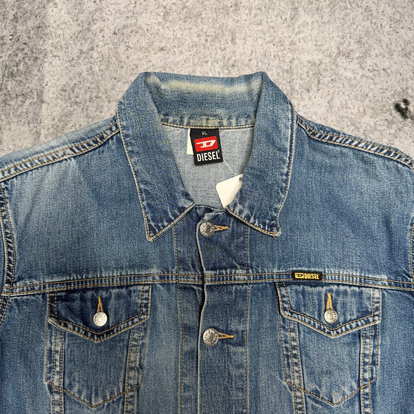 Diesel Industries Womens Vintage Jeans Jacket (wmns XL)