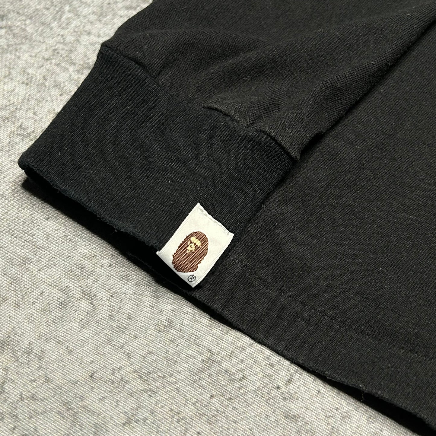A Bathing Ape BAPE Camo Shark Longsleeve Shirt (M)