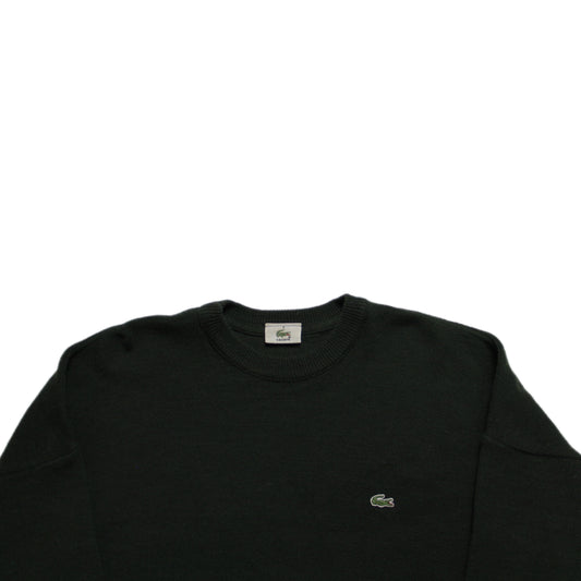 Lacoste Vintage Wool Sweater dark green