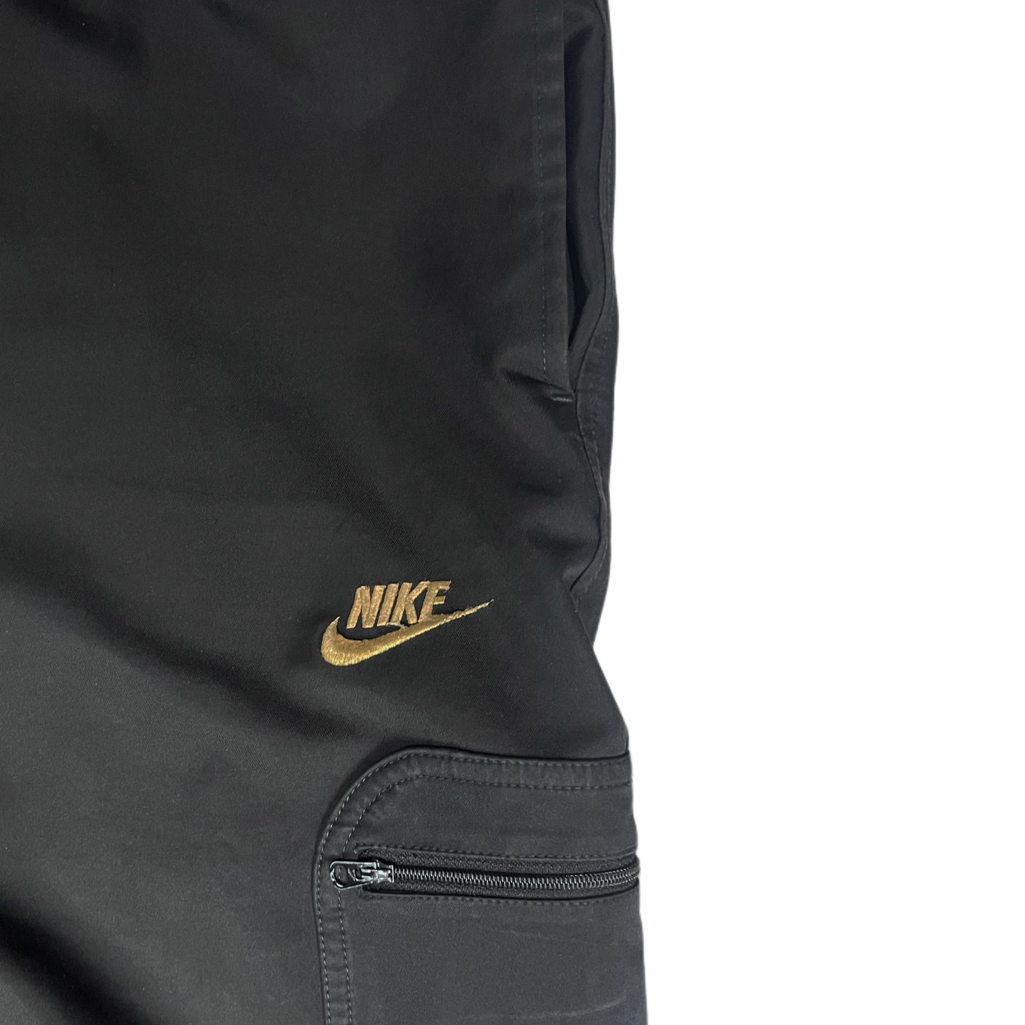 Nike 00s Cargo Track Pants black gold