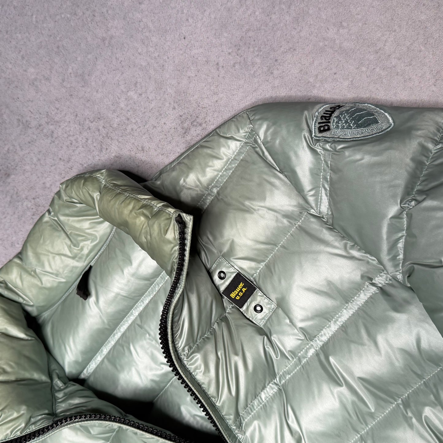 Blauer USA Blouson Down Puffer Jacket mint (M)