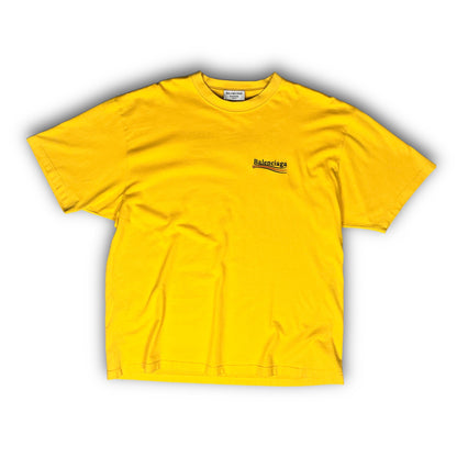 Balenciaga Spell out T-Shirt yellow