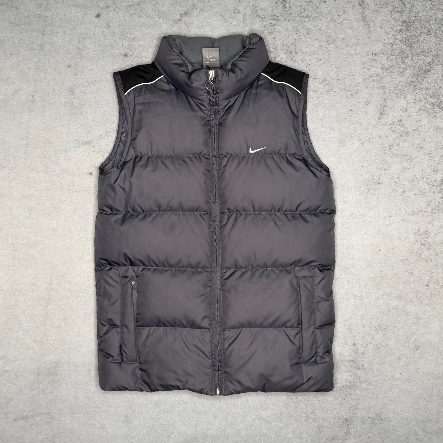 Nike 00s Puffer Gilet Weste grey black (S)