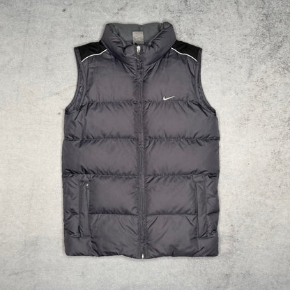 Nike 00s Puffer Gilet Weste grey black (S)