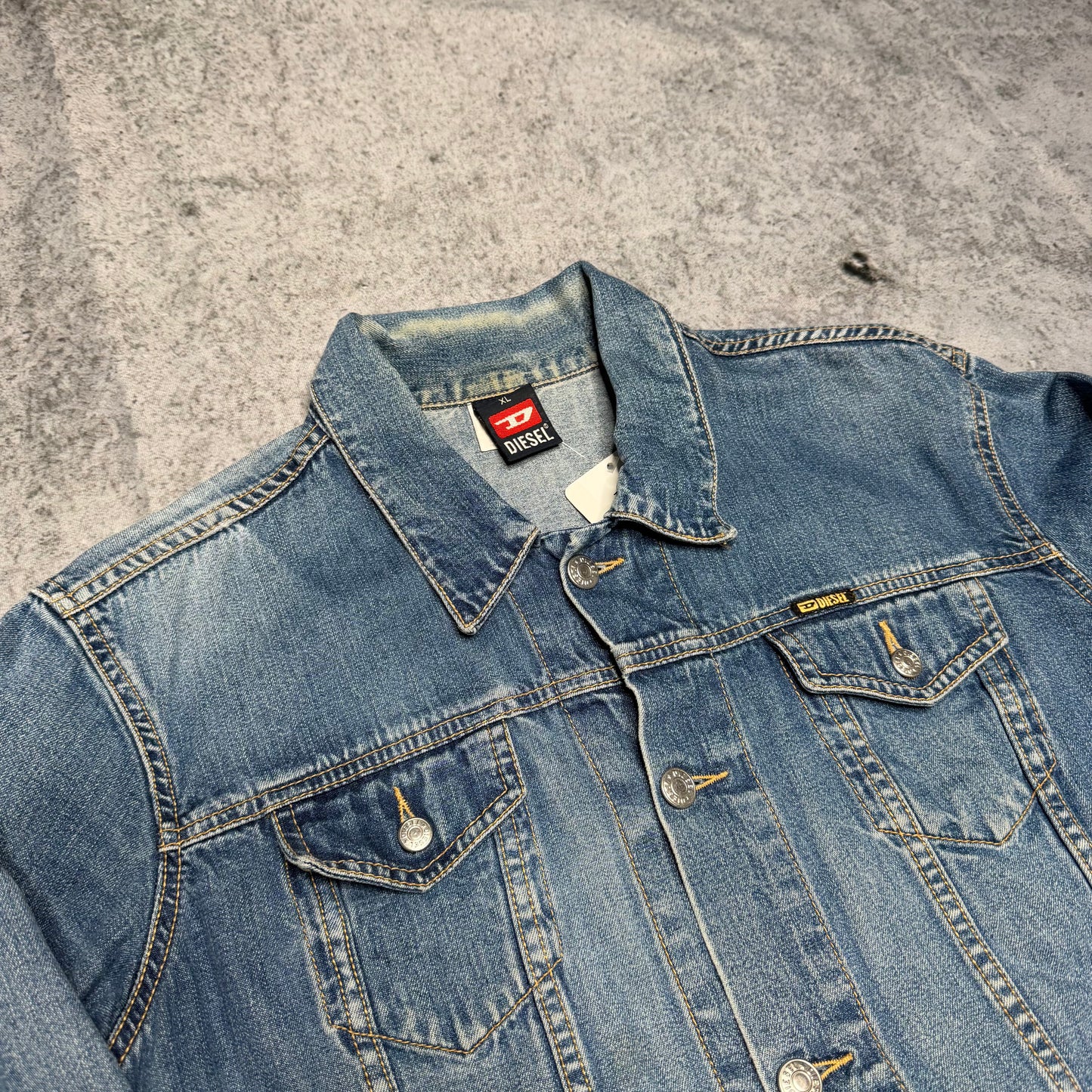Diesel Industries Womens Vintage Jeans Jacket (wmns XL)