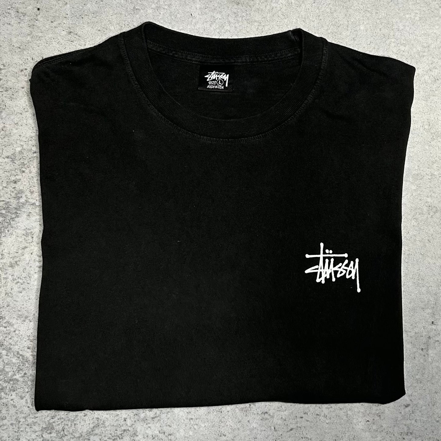 Stüssy California Grown Pigment Dyed T-Shirt Black (L fits XL)