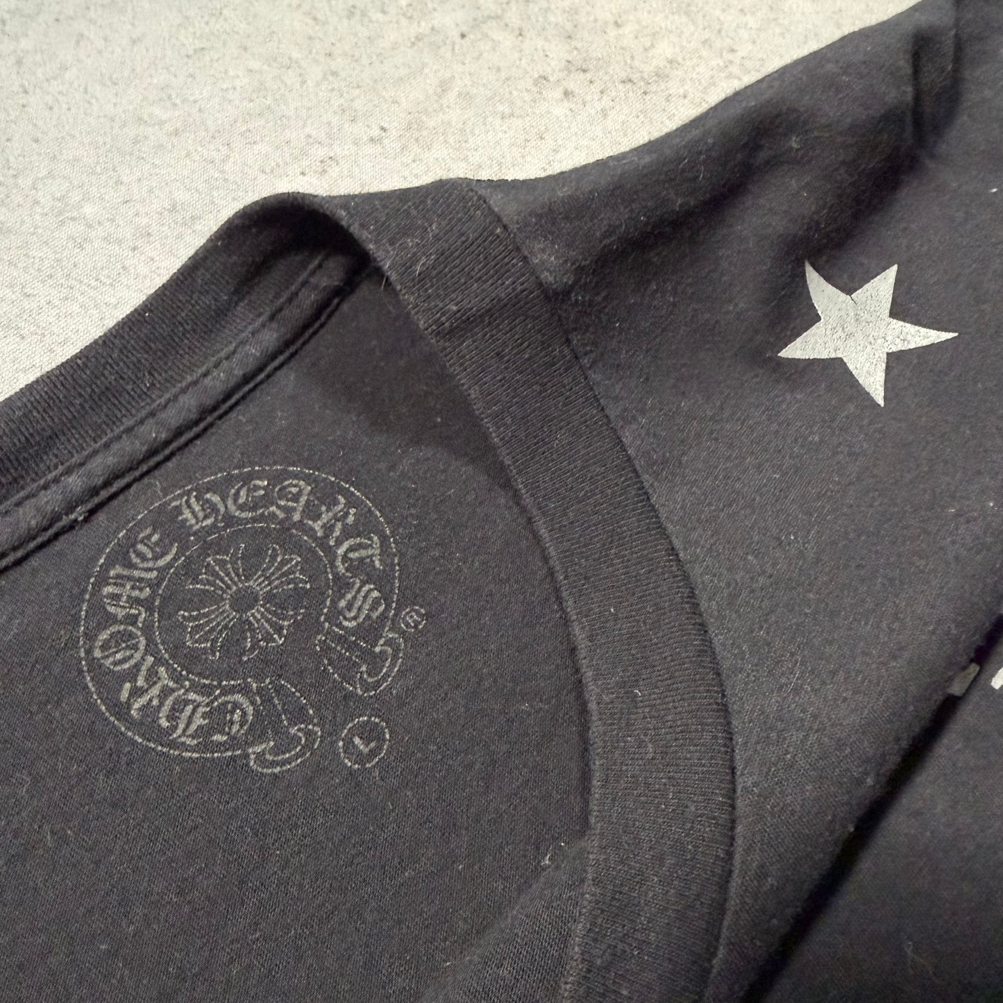 Chrome Hearts Archive Foti Jumbo Star Skull Logo Tee black (L)