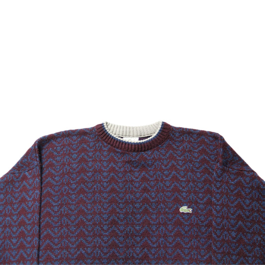 Lacoste Vintage Wool Sweater navy "Chemise Lacoste"