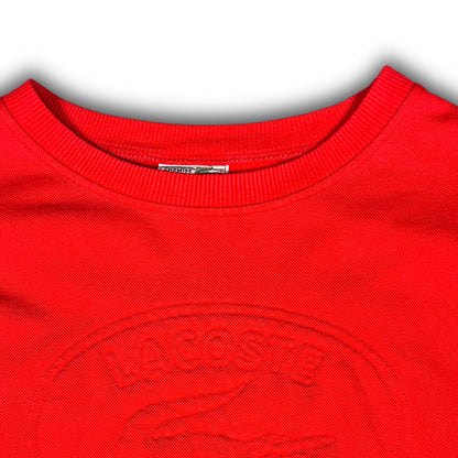 Chemise Lacoste Vintage Big Logo Sweater orange