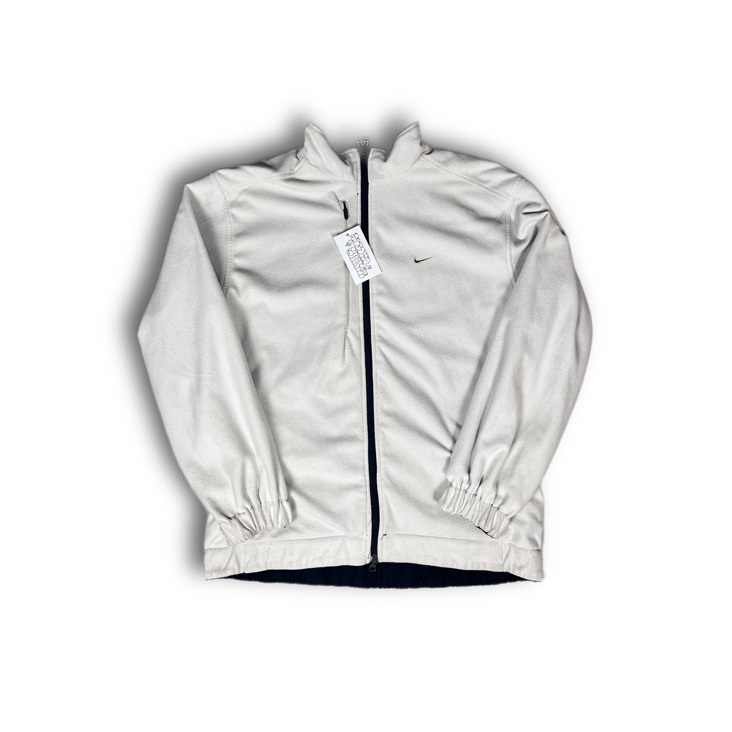 Nike 2000s Reversible Sherpa Fleece-lined Track Jacket