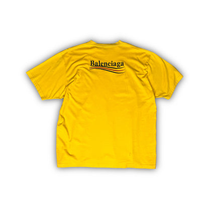 Balenciaga Spell out T-Shirt yellow