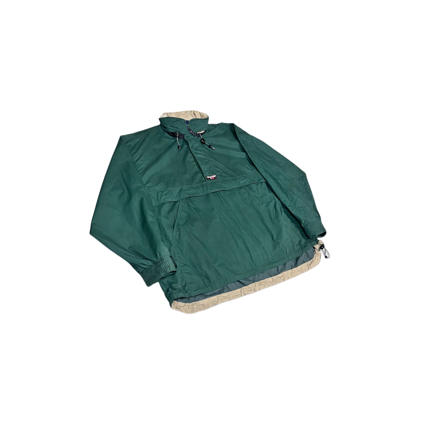 Chaps Ralph Lauren Vintage Half Zip Rain Jacket