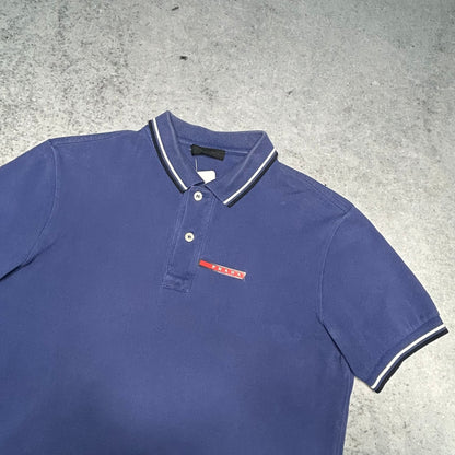 Prada Sport Linea Rossa Polo Shirt blue (S)