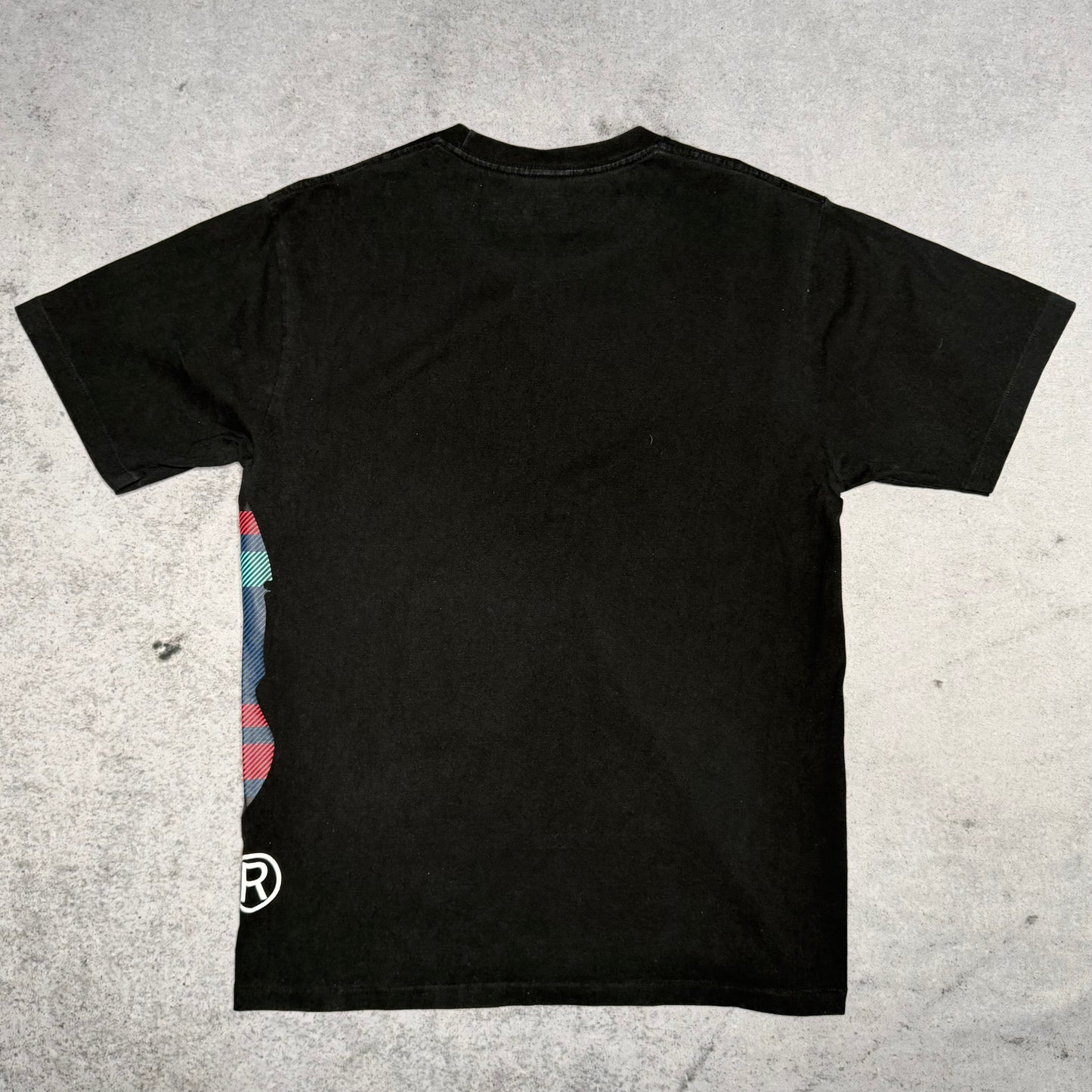 BAPE Check Side Big Ape Head T-Shirt black (L)