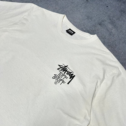 Stüssy Tuff Stuff Graphic Tee Shirt white (L)