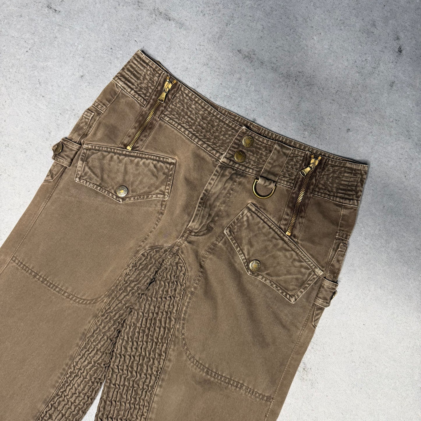 Dolce Gabbana AW2003 Backpacker Cargo Pants olive (28)