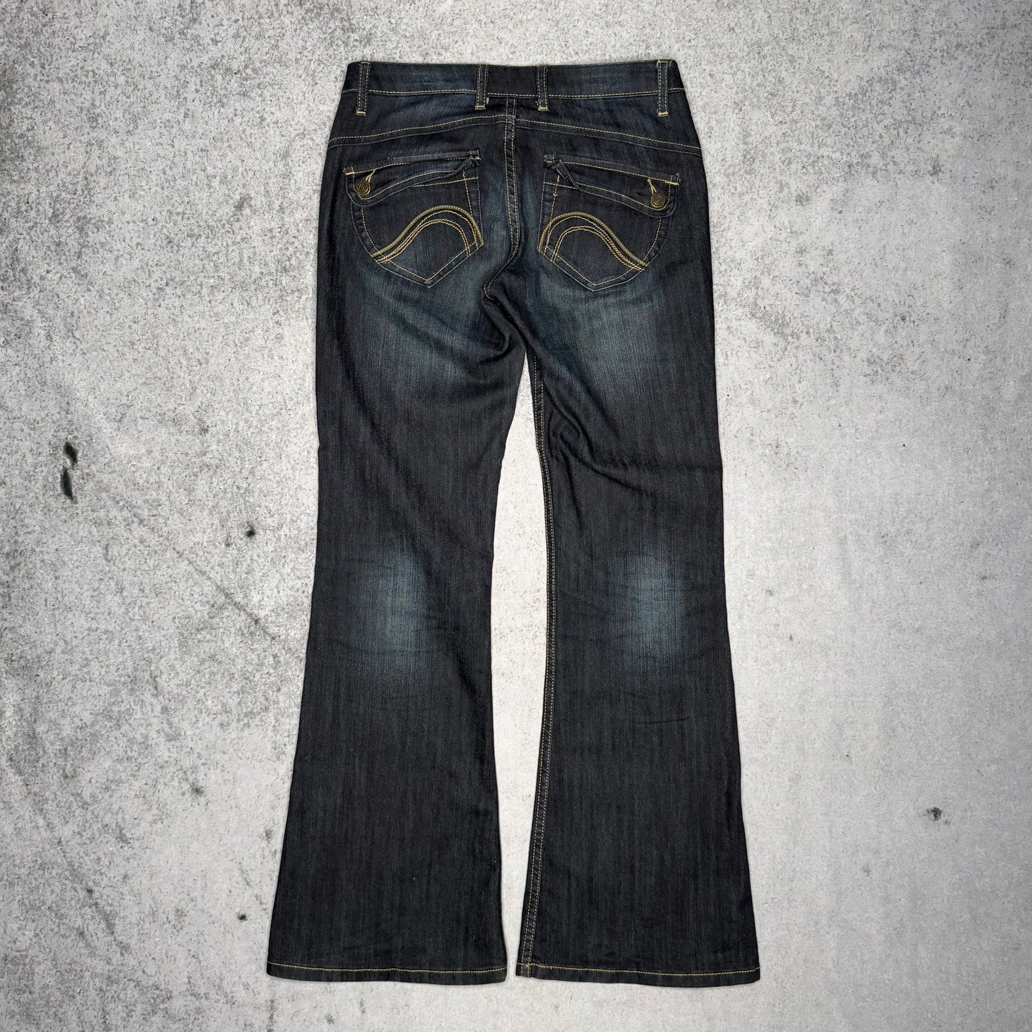 Multiblu Y2K Low Waist Bootcut Denim (wmns 36)