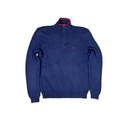 Polo Ralph Lauren Vintage Quarter Zip Knit Sweater