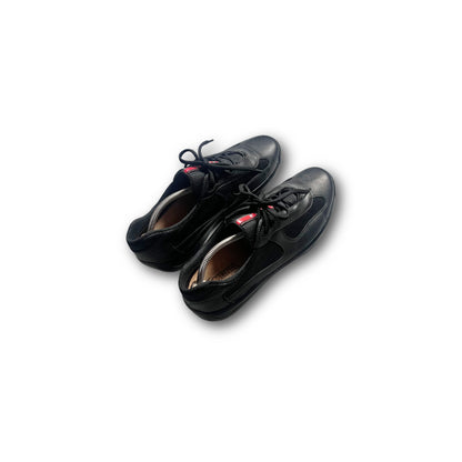 Prada Americas Cup Sneaker Triple 2000s black