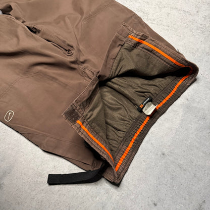 Nike 00s SPRTDLX Outdoor Fleece Lined Track Pants brown (L)