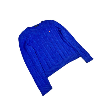 Polo Ralph Lauren Cable Knit Sweater royal blue