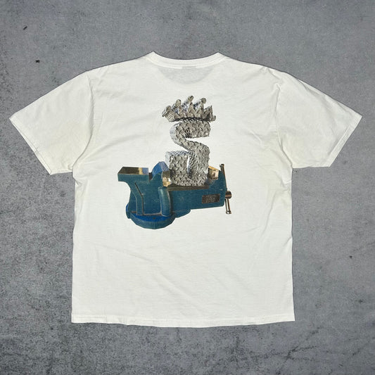 Stüssy Tuff Stuff Graphic Tee Shirt white (L)