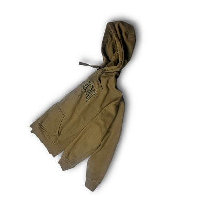 Ravani Zip Hoodie OG Spellout olive