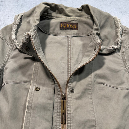 Hysteric Glamour Japanese Distressed Military Denim Jacket (fits S)