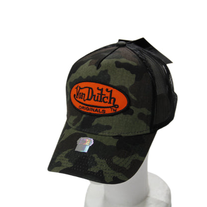 Von Dutch Originals Trucker Cap "Austin" Camo Green
