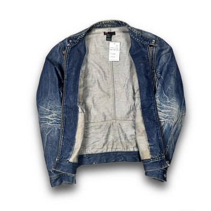 Diesel Biker Jeans Jacket Vintage