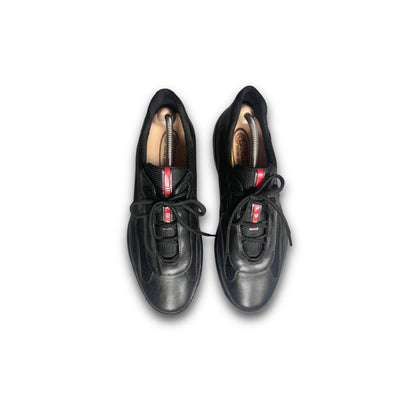 Prada Americas Cup Sneaker Triple 2000s black
