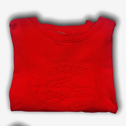 Chemise Lacoste Vintage Big Logo Sweater orange