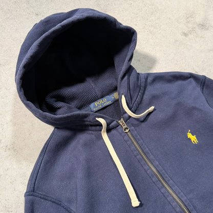 Polo Ralph Lauren Classic Pony Logo Zip Hoodie Navy Blue (M)