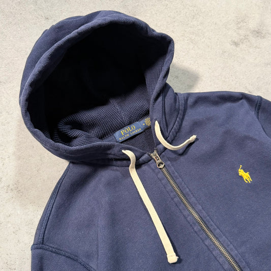 Polo Ralph Lauren Classic Pony Logo Zip Hoodie Navy Blue (M)