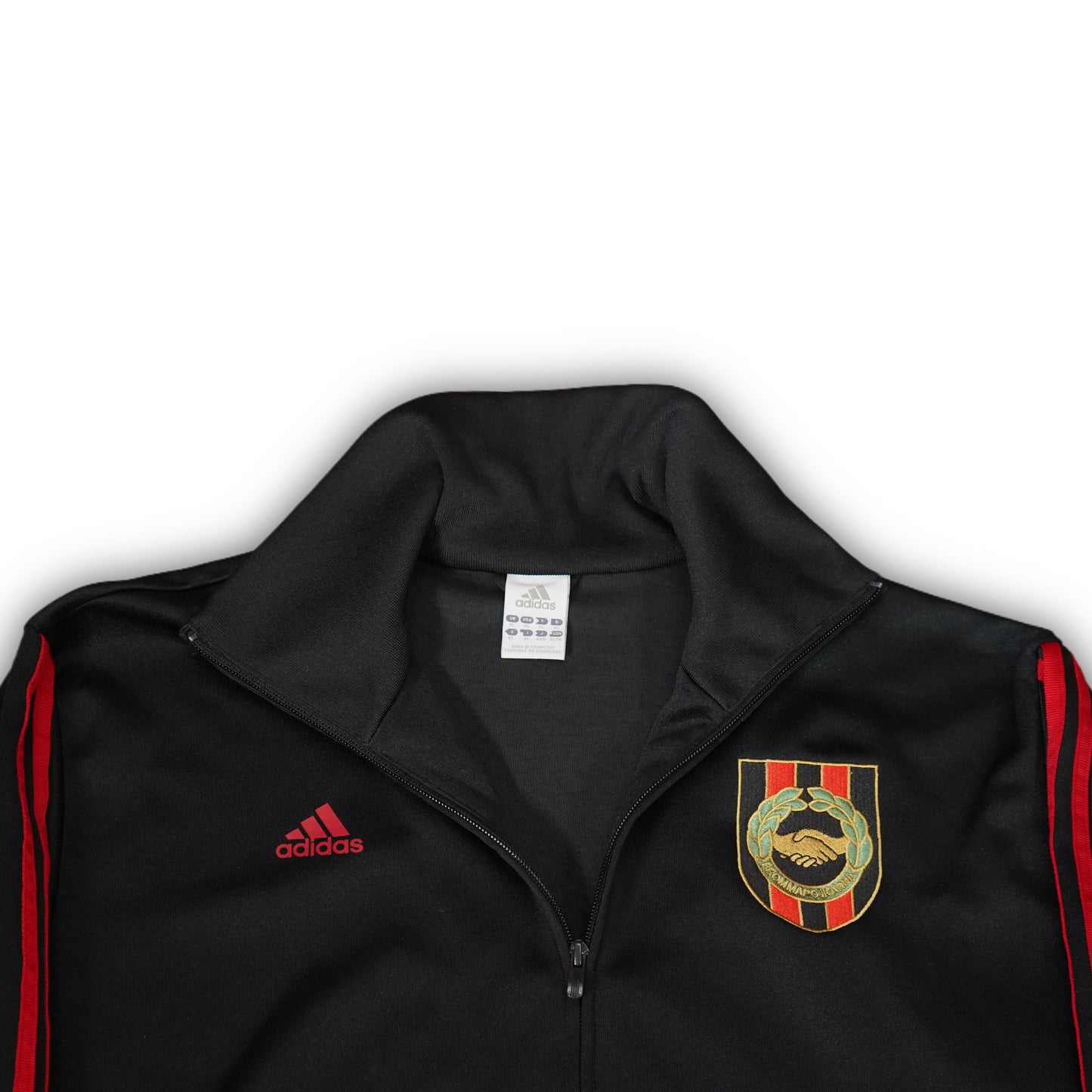 Adidas Track Jacket black red Firebird 00s (XL)