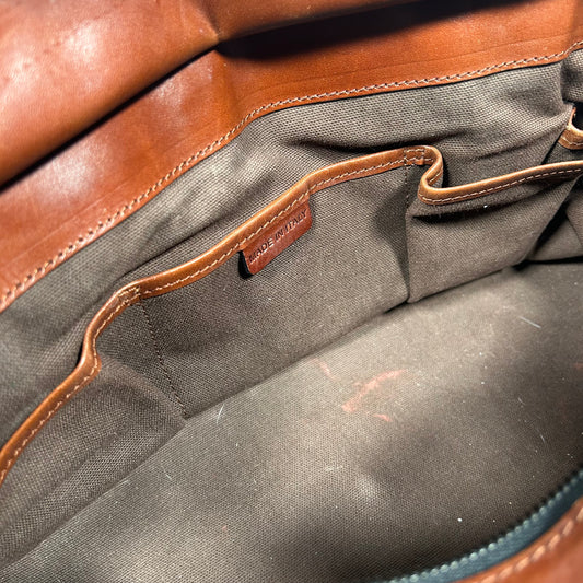 Burberry 00s Handbag Nova Check Leather brown