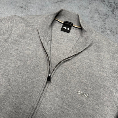 Hugo Boss Full Zip Knit Jacket grey (S)